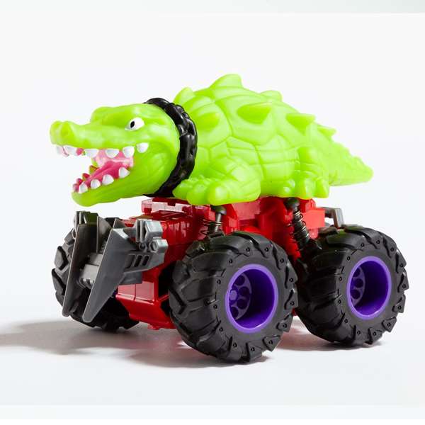 Molto Beast Wheels Véhicules à Friction Animale - 15x5 cm - Modèles en Assortiment Aléatoire (Pack de ?), Jouet en Plastique et Métal