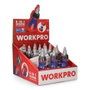 Workpro Destornillador corto de carraca 8 en 1