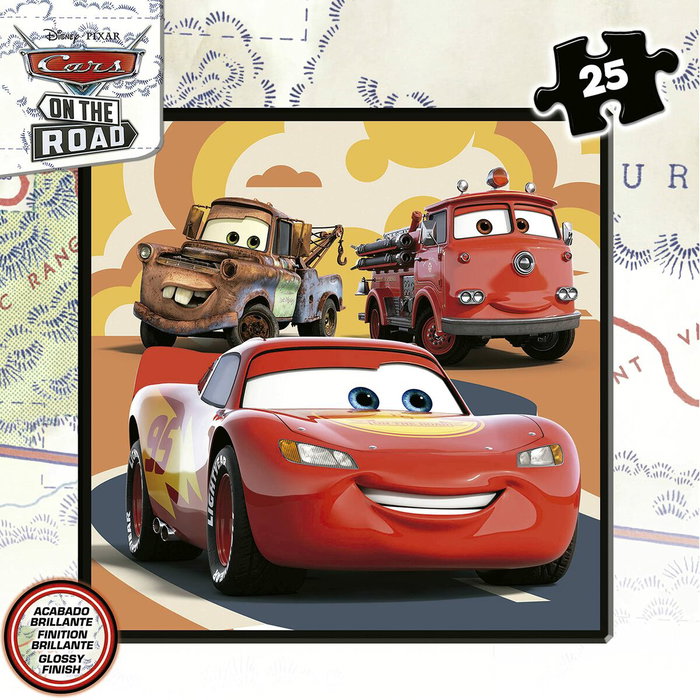 Educa Malette de 4 Puzzles Progressifs Cars 12-25 pièces