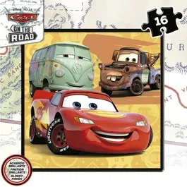 Educa - Puzzle Progressif Disney-Pixar Cars - Malette de 4 Puzzles (12, 16, 20, 25 pièces) - Dimensions 16x16 cm - Enfant à partir de 3 ans