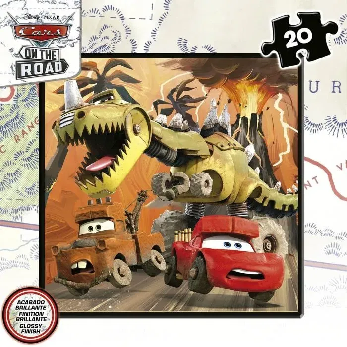 Educa - Puzzle Progressif Disney-Pixar Cars - Malette de 4 Puzzles (12, 16, 20, 25 pièces) - Dimensions 16x16 cm - Enfant à partir de 3 ans