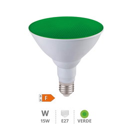 GSC Evolution Ampoule LED PAR38 15W E27 Verte IP65