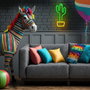 Forever Lampe LED Néon Cactus avec Support de Bureau - Orange - Forever Light