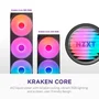 NZXT Kraken Core 240 RGB RL-KR24C-B1 - Refroidisseur liquide CPU AIO 240 mm - Ventilateur monobloc - Compatible Intel LGA 1851/1700/1200/115X & AMD AM5/AM4 - Noir