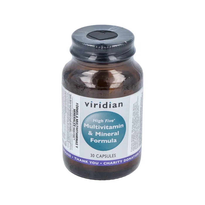 VIRIDIAN High Five Formula Multivitamines et Minéraux 30 gélules végétales VIRIDIAN High Five Formula Multivitamines et Minéraux 30 gélules végétales