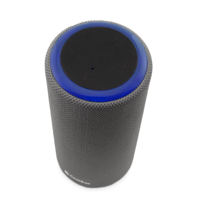 Coolbox Drop G232 Enceinte Bluetooth Portable IPX6 2x7W RMS 8h Autonomie Gris