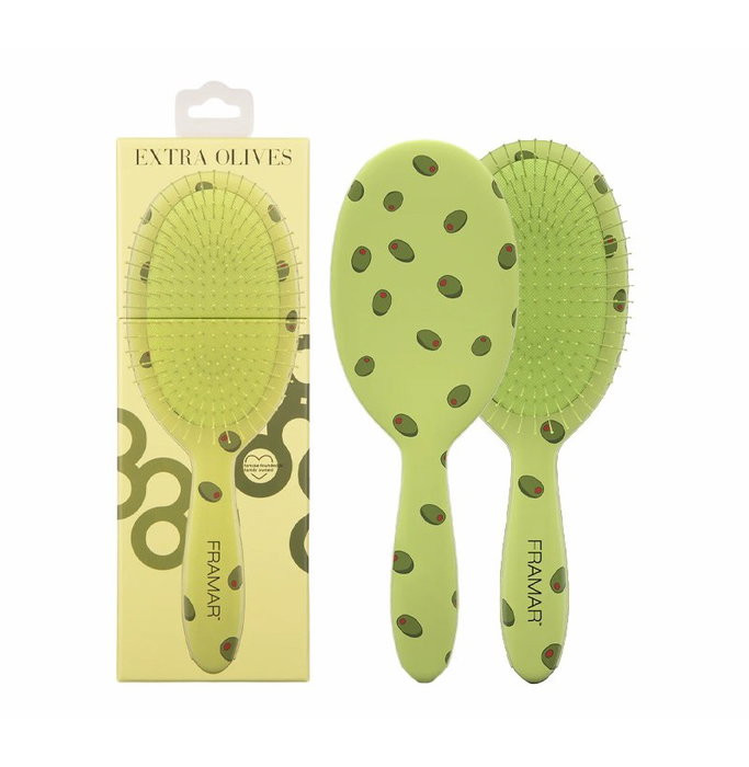 Framar Detangle Brush Extra Dirty Extra Olives Framar Detangle Brush Extra Dirty Extra Olives