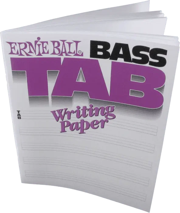 ERNIEBALL Cahier de Musique Tablature Basse 21.6 x 27.9 cm ERNIEBALL Cahier de Musique Tablature Basse 21.6 x 27.9 cm