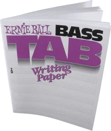 ERNIEBALL Cahier de Musique Tablature Basse 21.6 x 27.9 cm