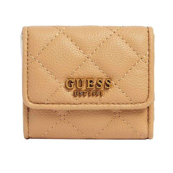 Guess Portefeuille en textile Beige SWQB8558440 Guess Portefeuille en textile Beige SWQB8558440
