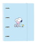 Safta Carpe 4 Anniversaires 35mm avec Snoopy "Love" Remplaçable 27x32x3.5cm - Jeu en espagnol