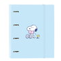 Reliure à anneaux Snoopy Love Bleu 27 x 32 x 3.5 cm
