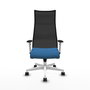 Piqueras y Crespo Chaise de Bureau Albacete Bleu Clair et Noir