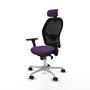 Piqueras y Crespo Chaise de Bureau avec Appui-tête Jorquera 3D086N2 Violet