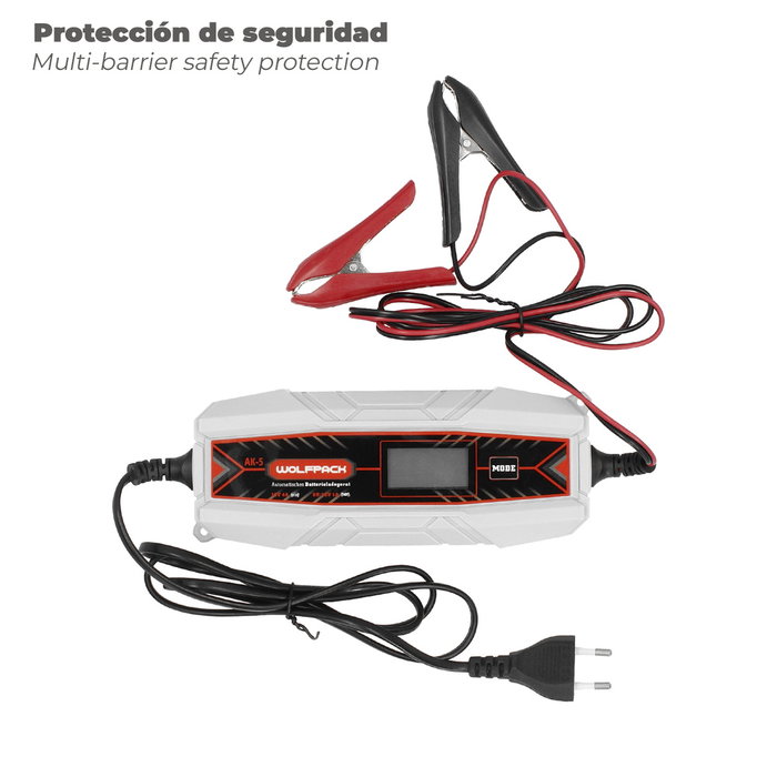 WOLFPACK LINEA PROFESIONAL Chargeur de batterie automatique 4/12V 10-10Ah