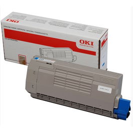 OKI Toner 44318607 Cyan pour imprimante ou copieur