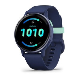 Garmin Vivoactive 5 Montre Connectée GPS Noir Bleu avec Capteurs Santé et Sport