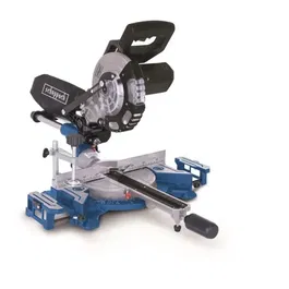 Scheppach HM 185 Scie à onglet radiale 1400 W avec laser, lame Ø 185 mm pour bois, largeur de coupe 240 mm