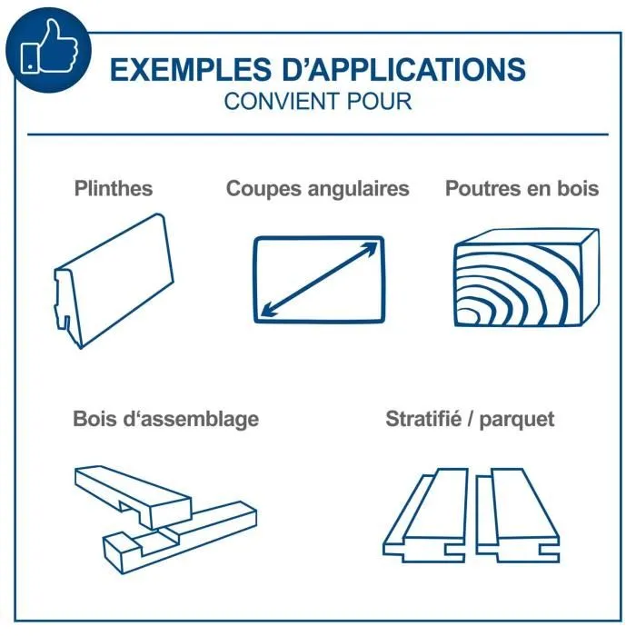 Scheppach HM 185 Scie à onglet radiale 1400 W avec laser, lame Ø 185 mm pour bois, largeur de coupe 240 mm