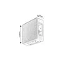 RABALUX Applique Extérieur "Lippa" LED 6W 190 Lm IP54 Noir Plastique - RAB-7317