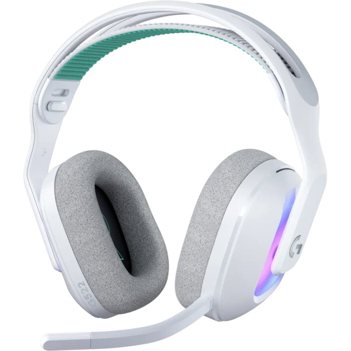 Logitech G G522 LIGHTSPEED Blanc, Casque sans fil Bluetooth/LIGHTSPEED/USB-C