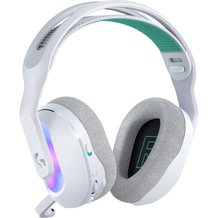 Logitech G G522 LIGHTSPEED Blanc, Casque sans fil Bluetooth/LIGHTSPEED/USB-C