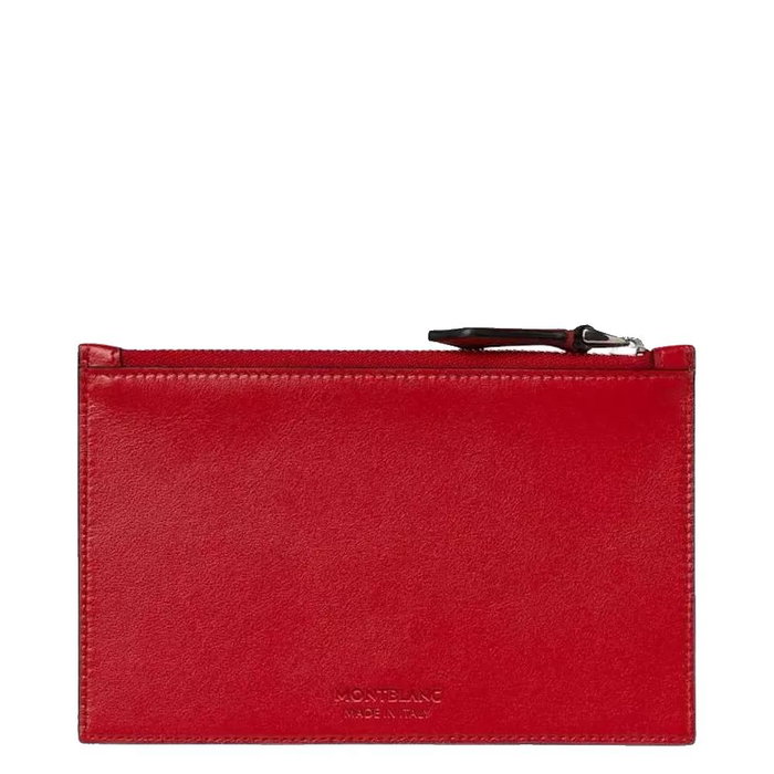 Montblanc MB129908 Porte-cartes en cuir rouge
