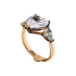 Chiara Ferragni Bague First Love YG+WH CZ Taille 10