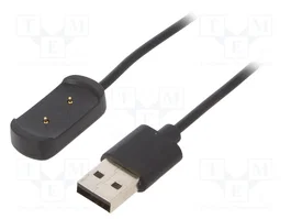AKYGA Câble de charge pour smartwatch Xiaomi, 1m, noir