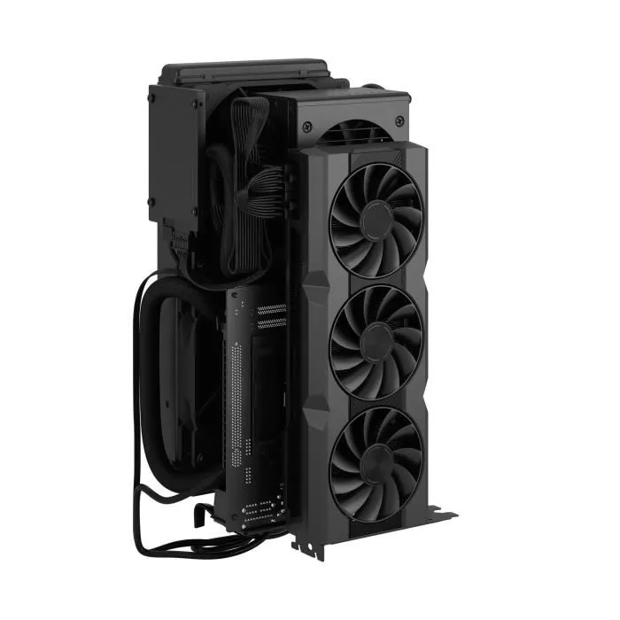 Fractal Design FD-C-MOD1N-01 Boîtier PC Mood Light Gray, Mini-ITX, Ventilateur 180 mm, USB 3.1 Type C, Carte Riser PCIe 4.0 incluse