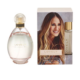 Sarah Jessica Parker Lovely Eau de Parfum - Coffret 3 Pièces avec Vaporisateur 100 ml, Lait pour le Corps 200 ml et Roller 10 ml - Parfum Féminin Floral Musqué