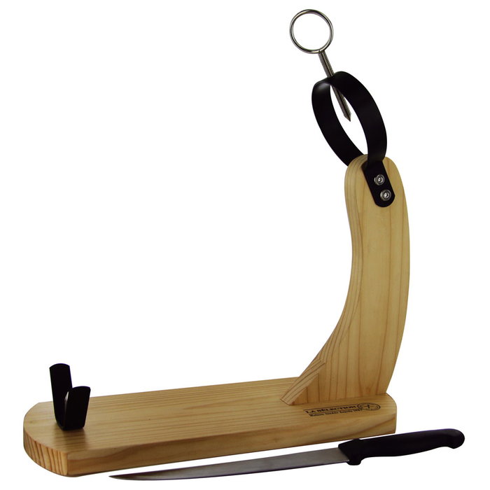 Cook Concept Jamonero avec couteau en bois de caoutchouc BISTROT Cook Concept Jamonero avec couteau en bois de caoutchouc BISTROT