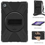 eSTUFF Coque Defender Austin pour Lenovo Tab M10 Plus Gen 3 (TB-125F/TB-128F) - Housse antichoc MIL-STD-810H avec béquille rotative et emplacement stylet - Noir