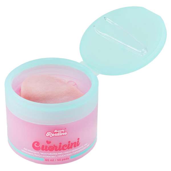 Nice Frasquito de discos hidratentes en forma de corazon Beauty Routine Nice Frasquito de discos hidratentes en forma de corazon Beauty Routine