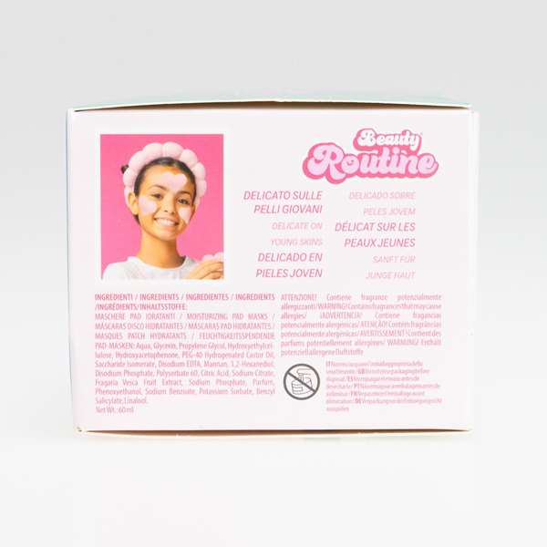 Nice Frasquito de discos hidratentes en forma de corazon Beauty Routine Nice Frasquito de discos hidratentes en forma de corazon Beauty Routine