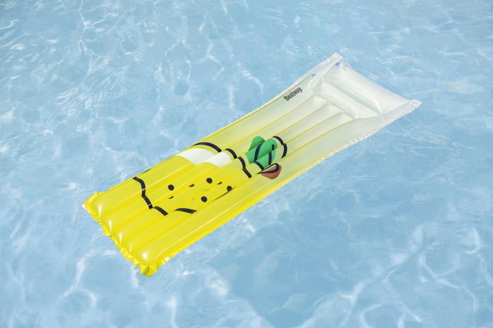 Bestway 44122 Matelas Gonflable Citron 183x69 cm Plage et Piscine