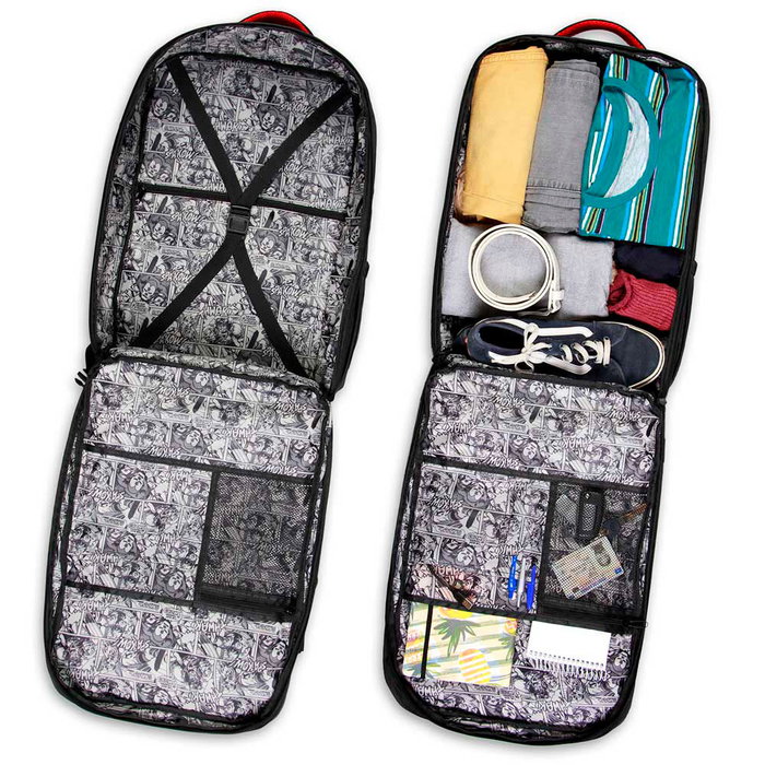 Karactermania Mochila Mercury Sac à Dos Marvel Comics 33 x 23 x 47 cm - Grand Capacité Voyage, Compartiment Ordinateur 17", Imperméable