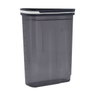 Quid Grand Récipient en Plastique City 2700 mL - 19,9x9,5x25,5 cm - Gris - Conservation produits secs - Tapa cierre pression - Design moderne