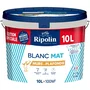 Ripolin Peinture murs et plafonds Blanc Mat 10 L Edition spéciale bi-couche