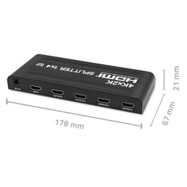 Qoltec Switch HDMI 51798 Noir