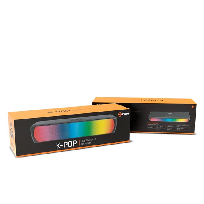 Krom Barre de Sonon K-Pop RGB Bluetooth – Modèle NXKROMKPOP
