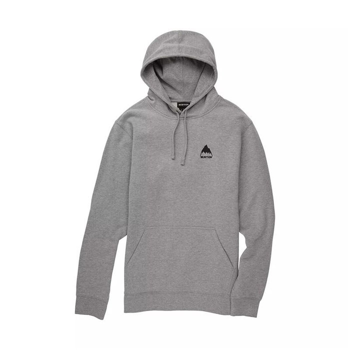 Sweat à capuche homme Burton Mountain Pullover Hoodie Gris clair S Sweat à capuche homme Burton Mountain Pullover Hoodie Gris clair S