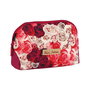 PERONA Nécessaire de voyage en polyester avec poche intérieure et fermeture à glissière - 28.5x19x10 cm - Coloris Roses