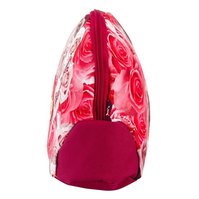 PERONA Nécessaire de voyage en polyester avec poche intérieure et fermeture à glissière - 28.5x19x10 cm - Coloris Roses PERONA Nécessaire de voyage en polyester avec poche intérieure et fermeture à glissière - 28.5x19x10 cm - Coloris Roses