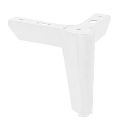 Q&Q Pied métallique Vector 120 mm blanc mat
