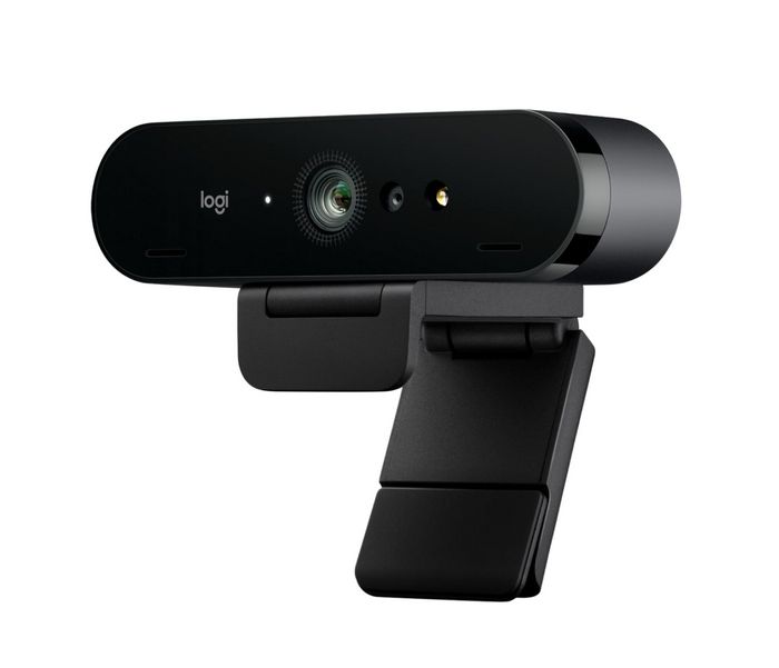 Logitech BRIO Webcam USB 4K/30 FPS et 1080p/60 FPS pour Streaming avec IA, XSplit et Désencombrement de l'Arrière-Plan
