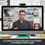 Logitech BRIO Webcam USB 4K/30 FPS et 1080p/60 FPS pour Streaming avec IA, XSplit et Désencombrement de l'Arrière-Plan