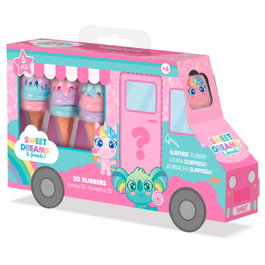 KIDS LICENSING Set de 6 gommes Sweet Dreams en forme de glace