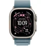 Apple Watch Ultra 3 GPS + Cellular - 49mm - Titane Naturel - Bracelet Alpine Loop Bleu Clair - S