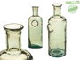 Giftdecor Bouteille Décorative en Verre Stamp 35 cm Champagne (Set de 6)